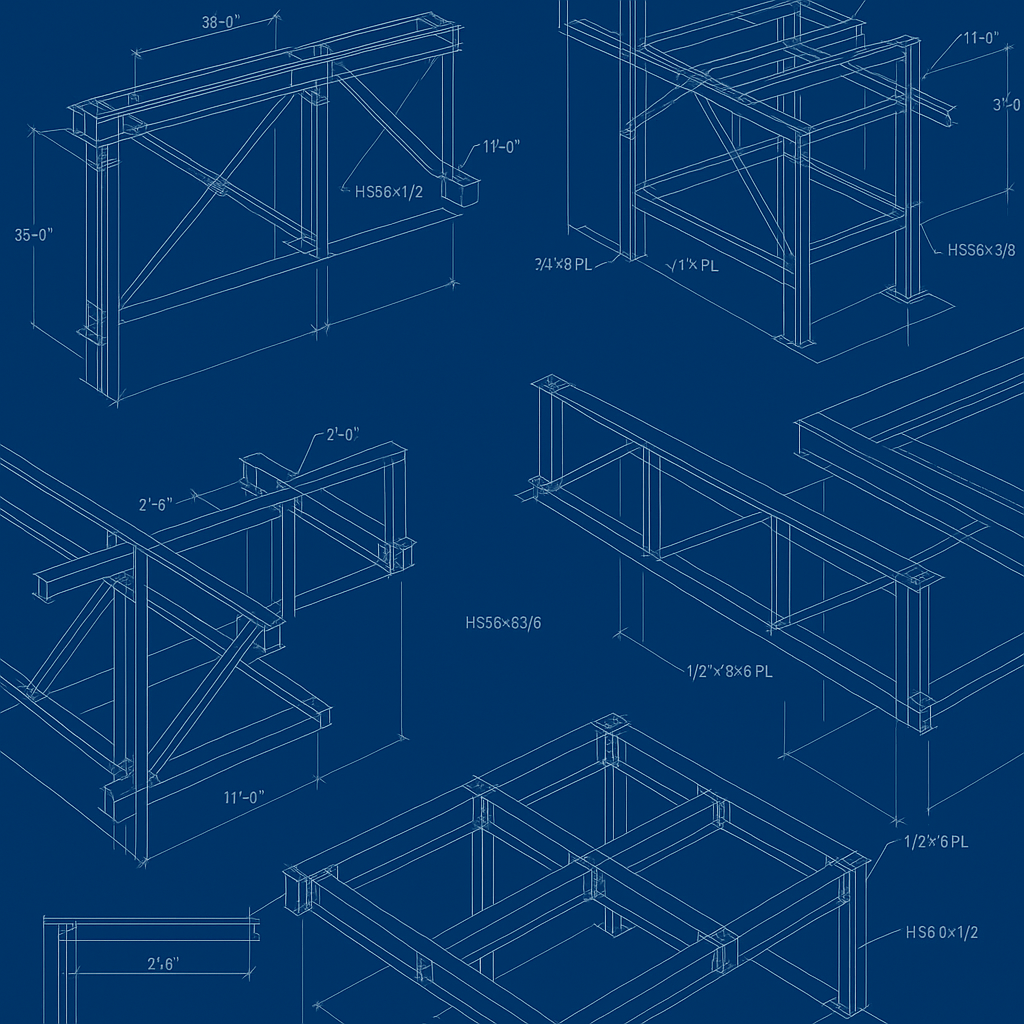Steel Structural Drawing & Detailing Services Fabrication