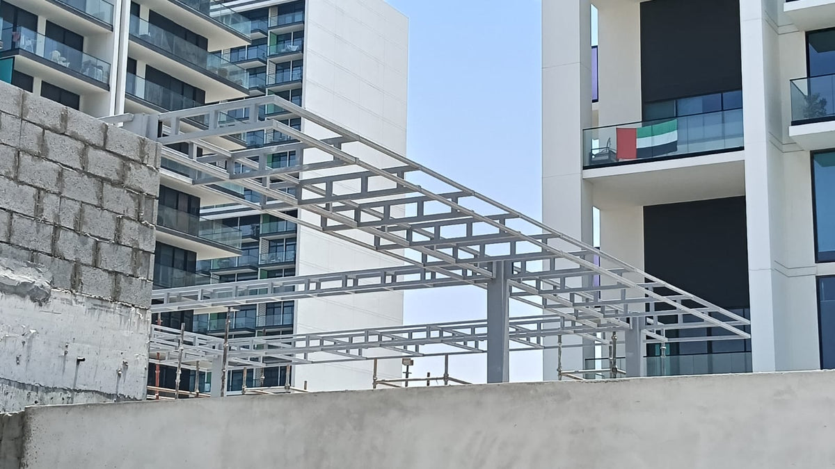 Roof Pargola Canopy Steel Structure