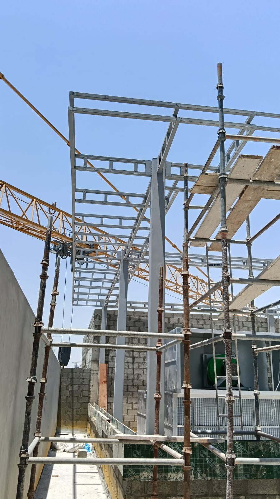 Roof Pargola Canopy Steel Structure