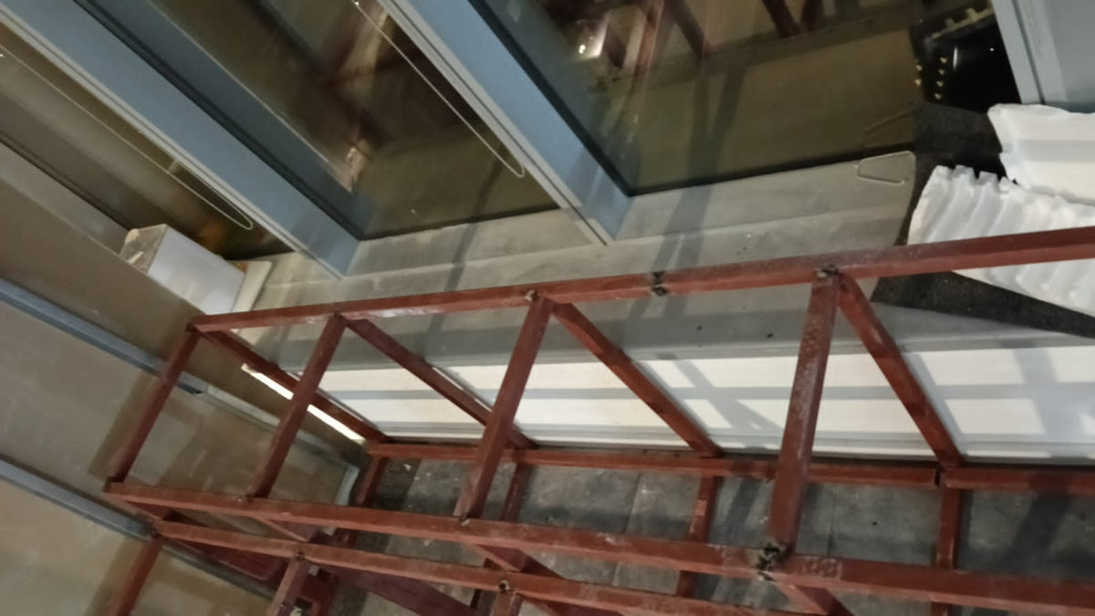 Tiered Seating Supporting Steel Structure