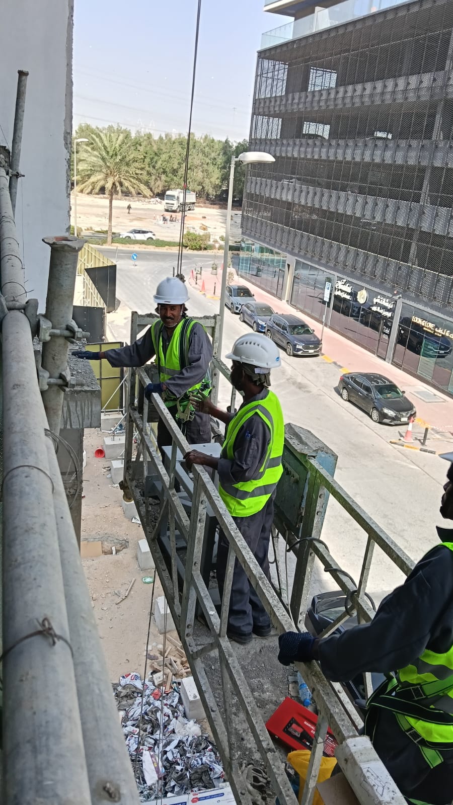 Cladding supporting steel Structure