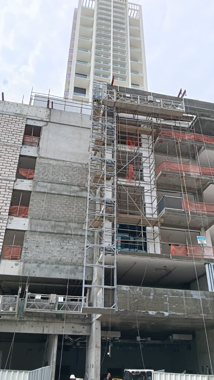 Cladding supporting steel Structure